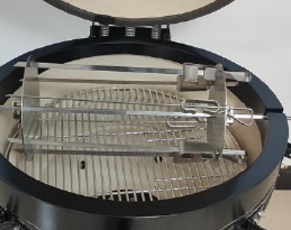 WILLS BIG Kamado bbq Grillspieße Set für Rotisserie Schaschlikspieße Grillzubehör
